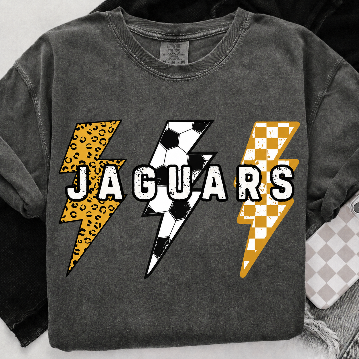 TJ Jaguars SOCCER LIGHTENING T SHIRT