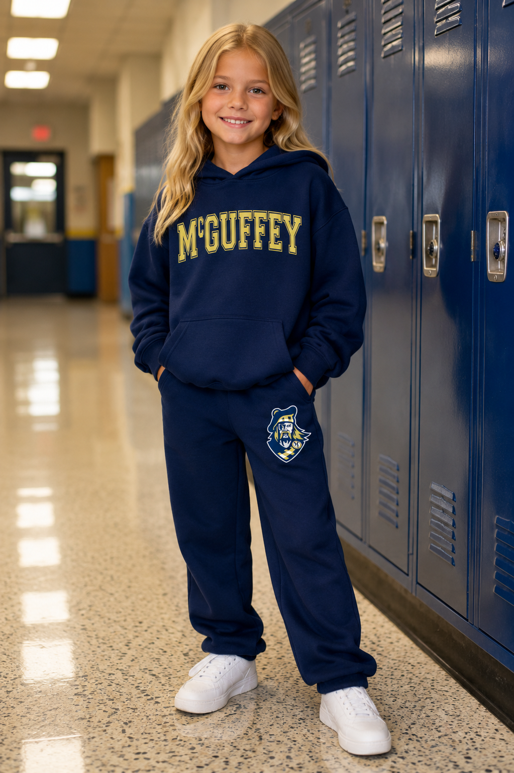 MCGUFFEY girlS COMFORT SWEATSUIT 2 PIECE