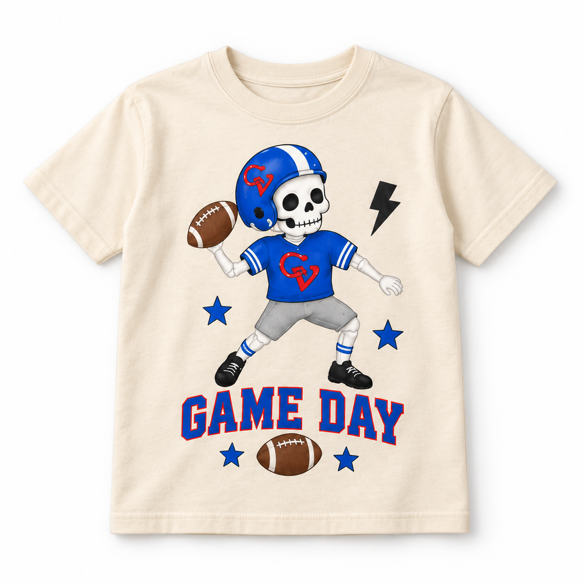 CHARTIERS VALLEY BOYS FOOTBALL HALLOWEEN GAME DAY T SHIRT