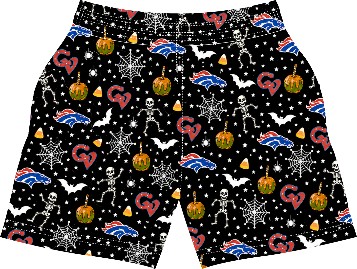 CHARTIERS VALLEY Halloween Drip Shorts