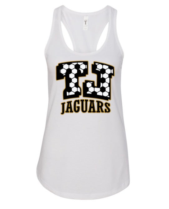 TJ SOCCER FILL WOMENS TANKS