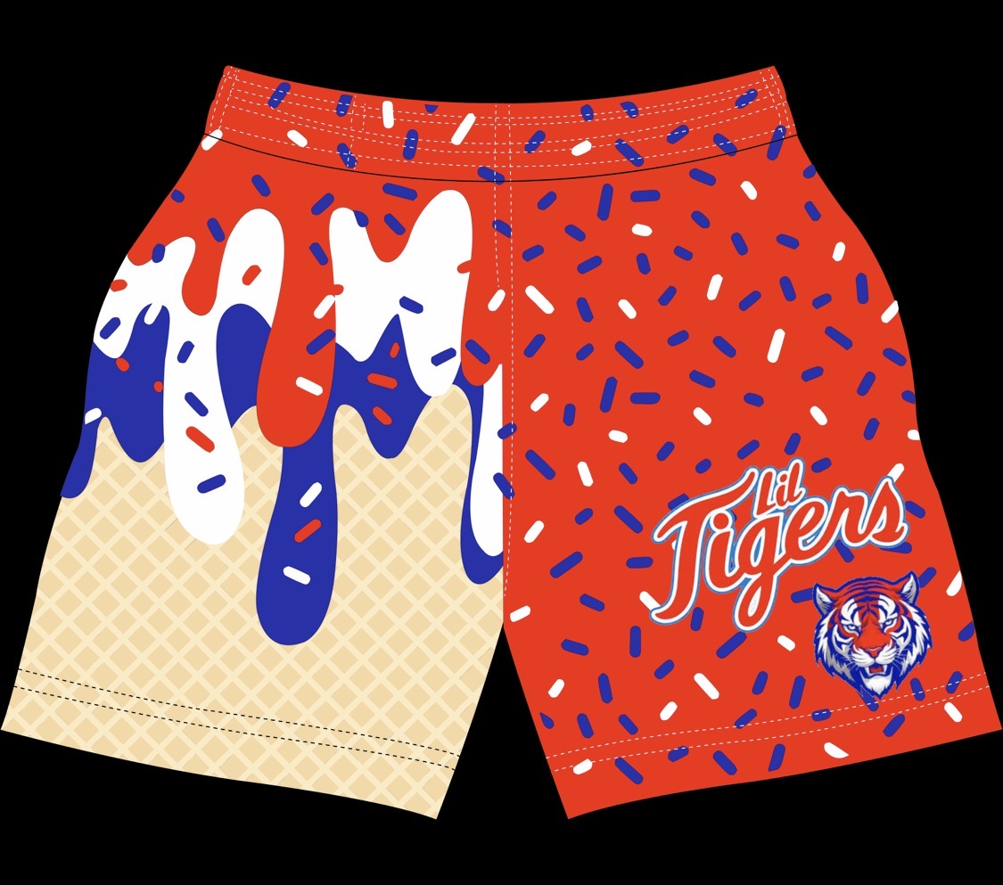 Little Tigers ICE CREAM DRIP SHORTS