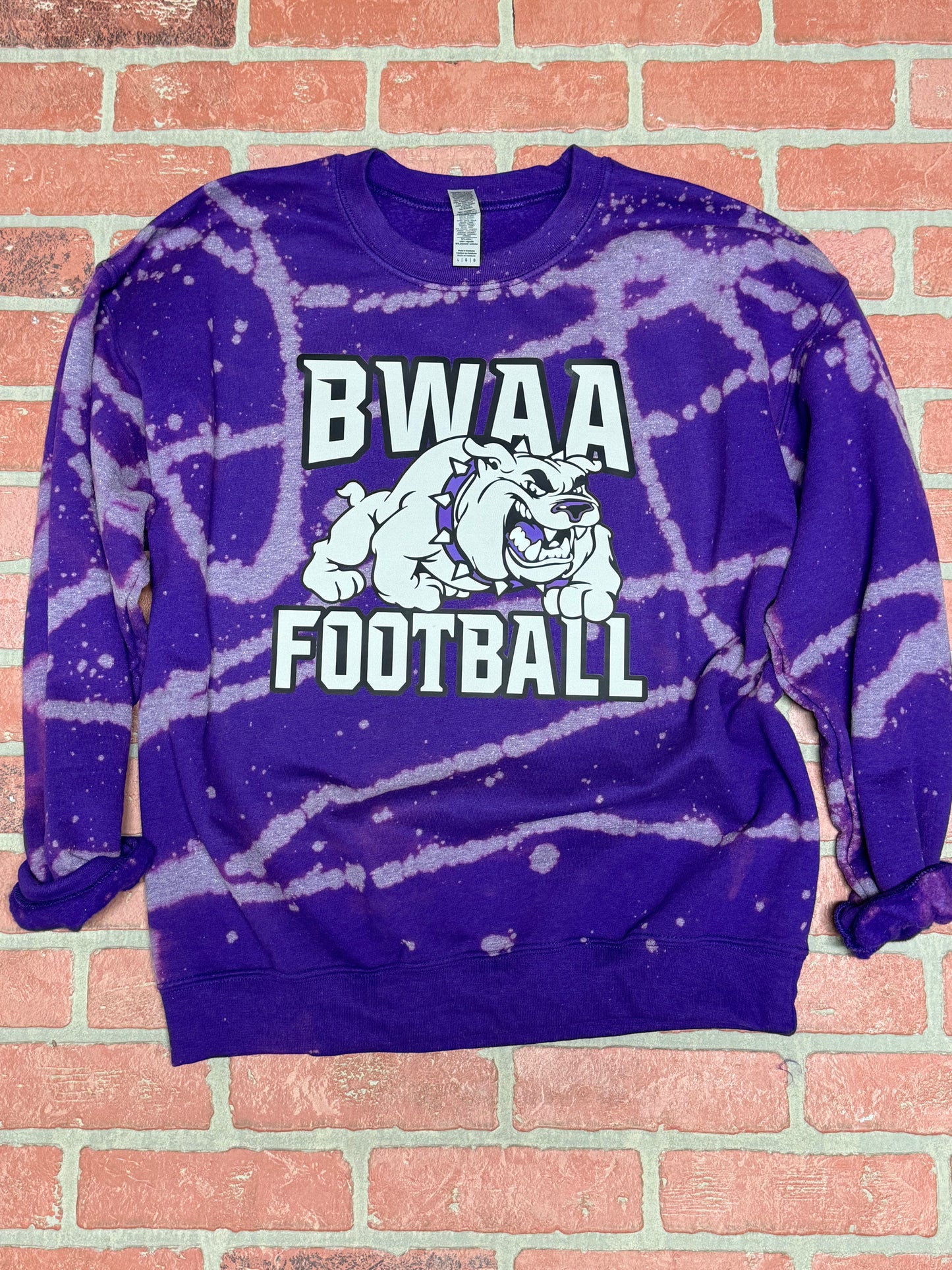 BWAA SLASH PRINT FOOTBALL SWEATSHIRT