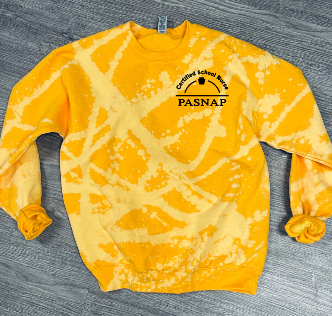 PASNAP YELLOW tie dye w/ Embroidered Logo