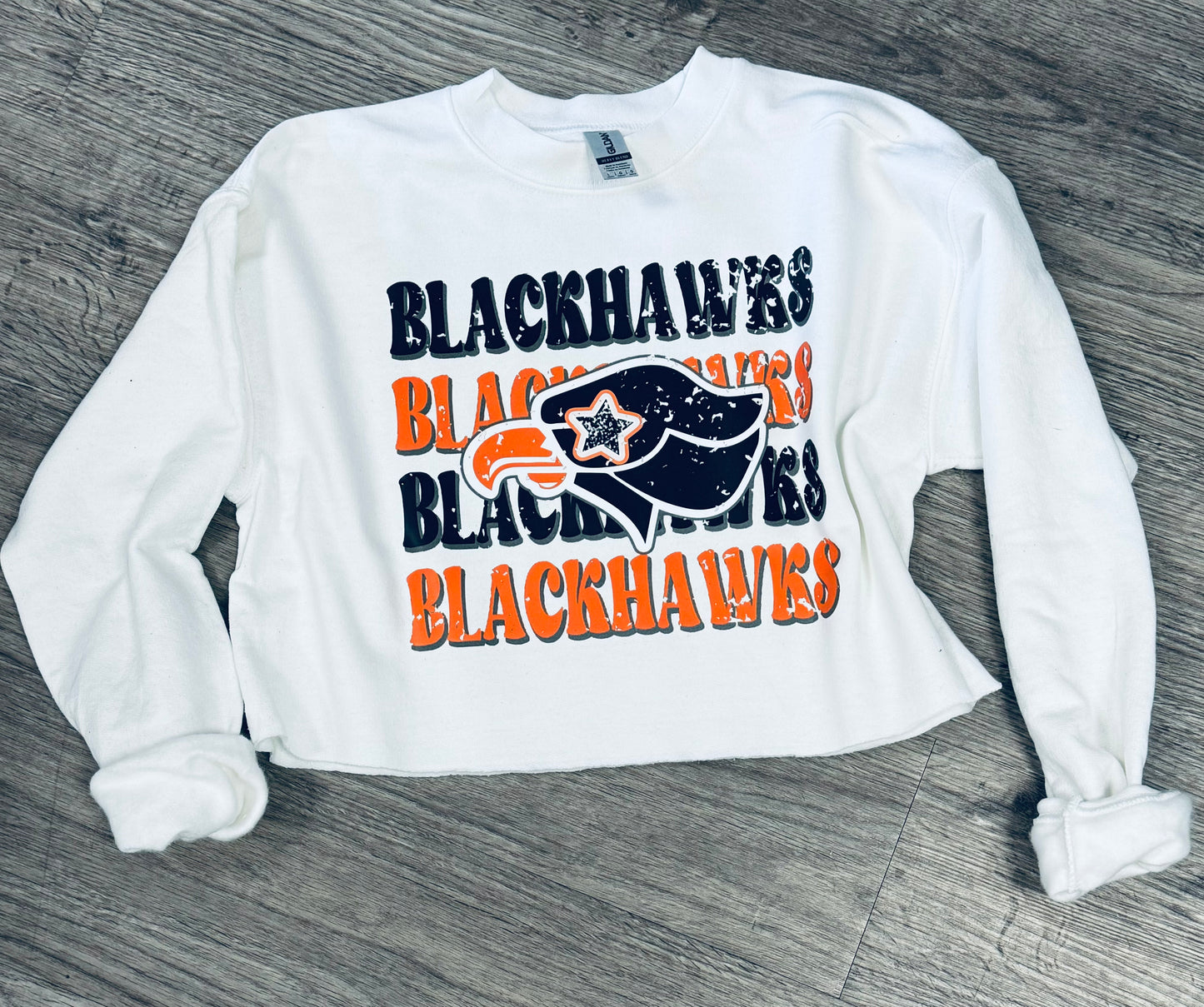 BLACK HAWKS POP PRINT