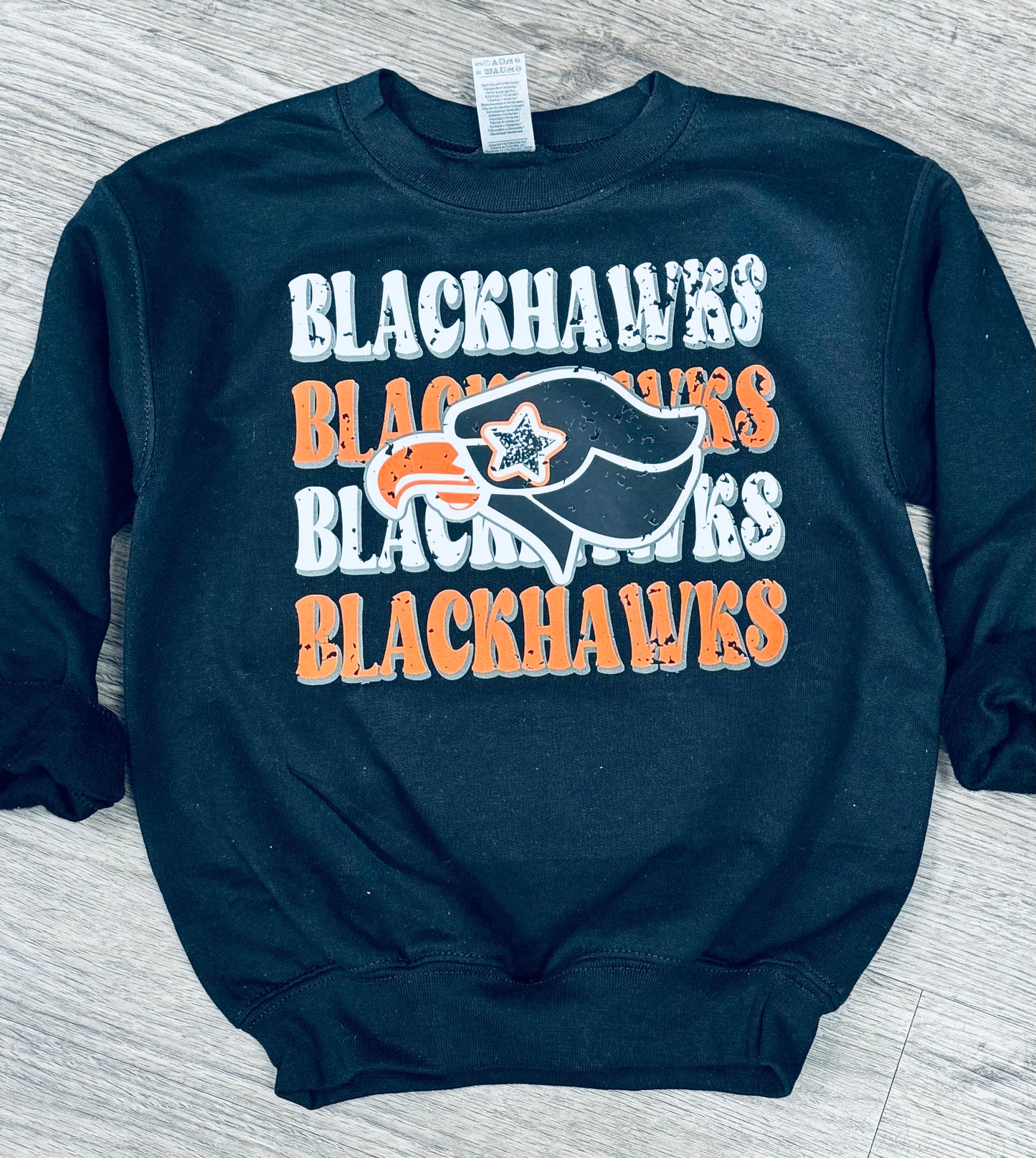BLACK HAWKS POP PRINT