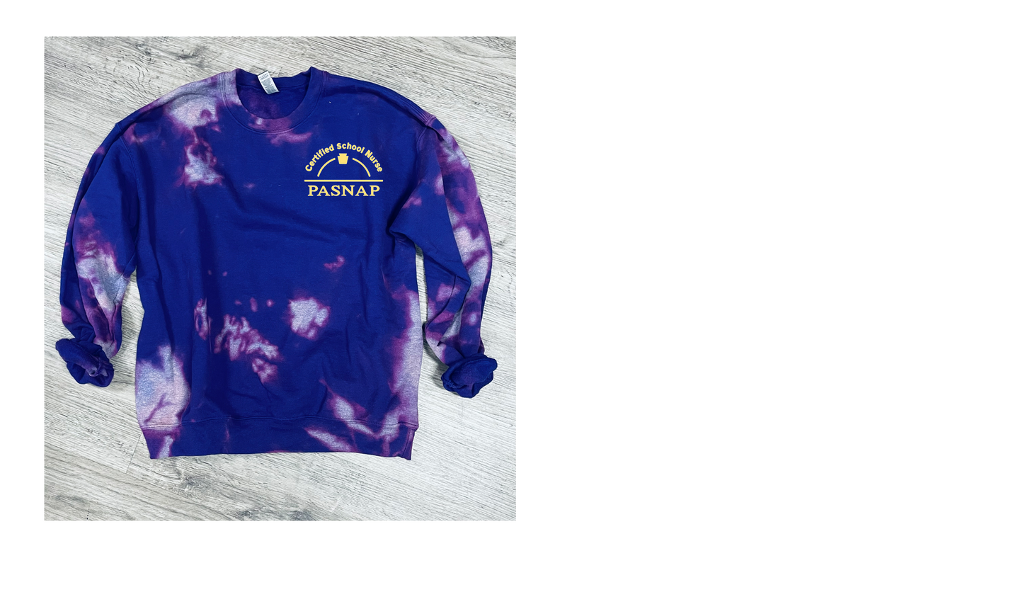 PASNAP Purple Tie Dye w/ embroidered logo