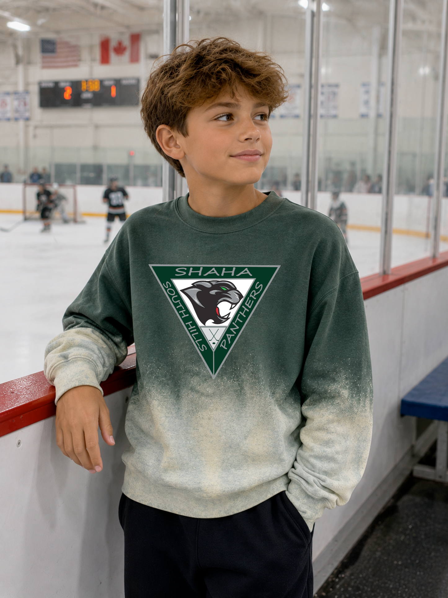 SHAHA OMBRE CREWNECK