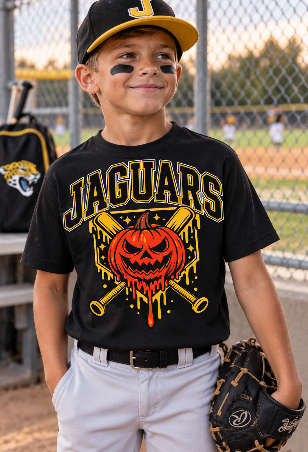TJ JAGUARS Halloween BASEBALL