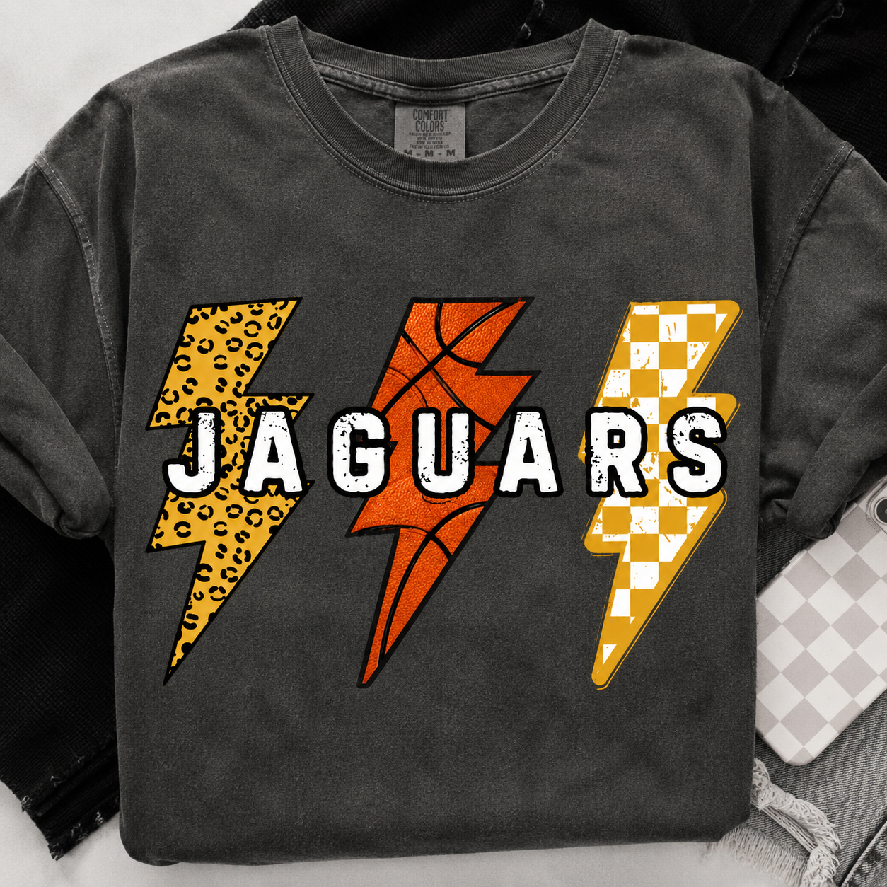 TJ Jaguars BASKETBALL LIGHTENING T SHIRT