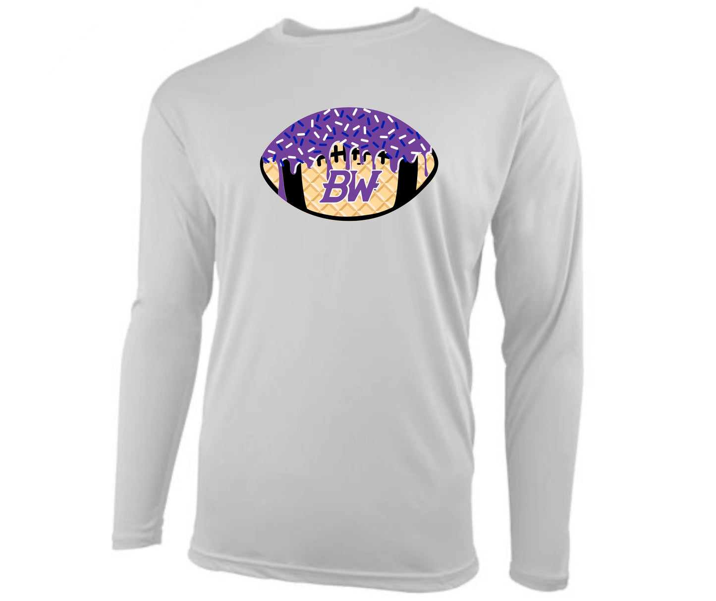 Baldwin Football Ice Cream Drip Shirt DRIFIT