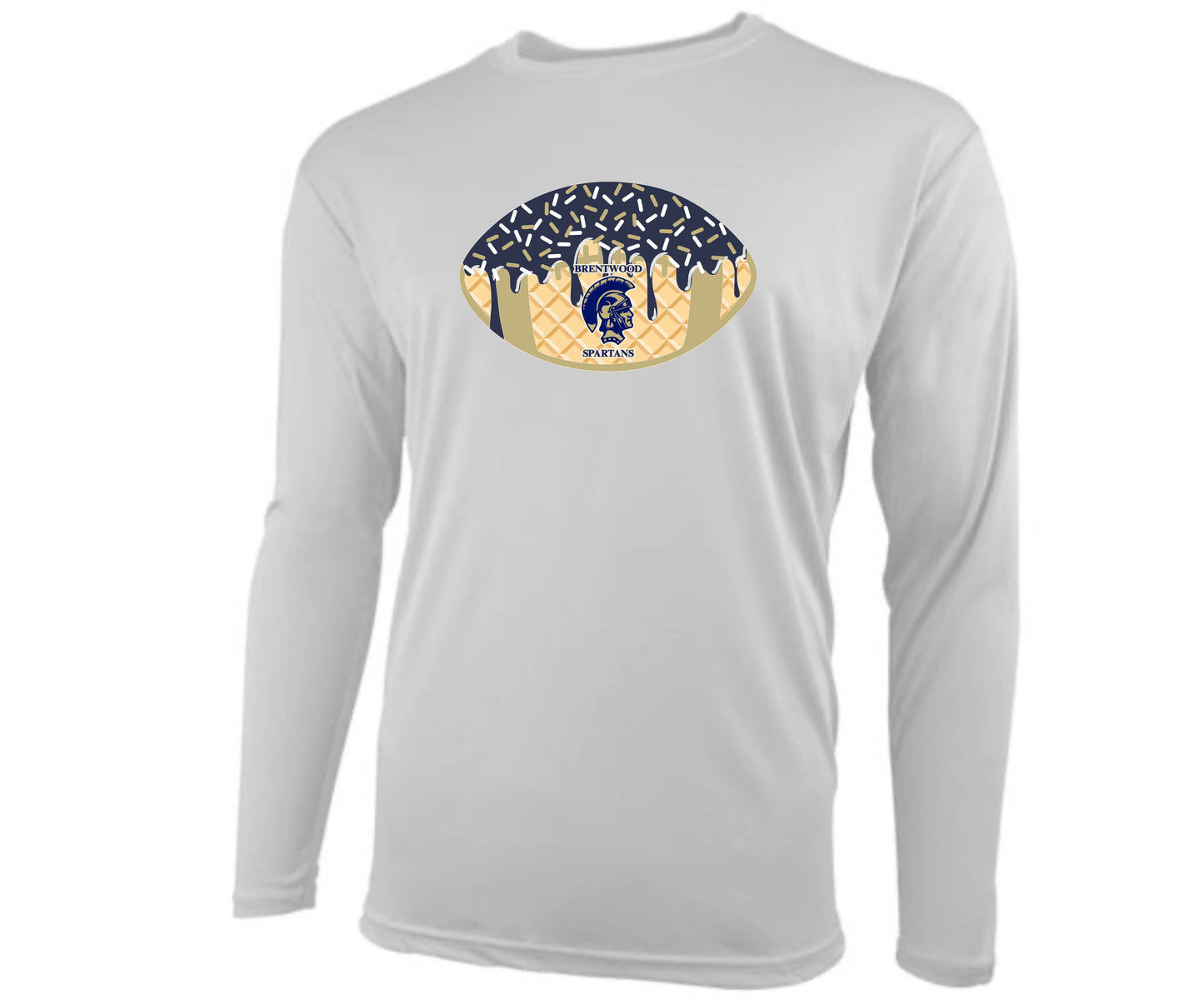 BRENTWOOD Football Ice Cream Drip Shirt