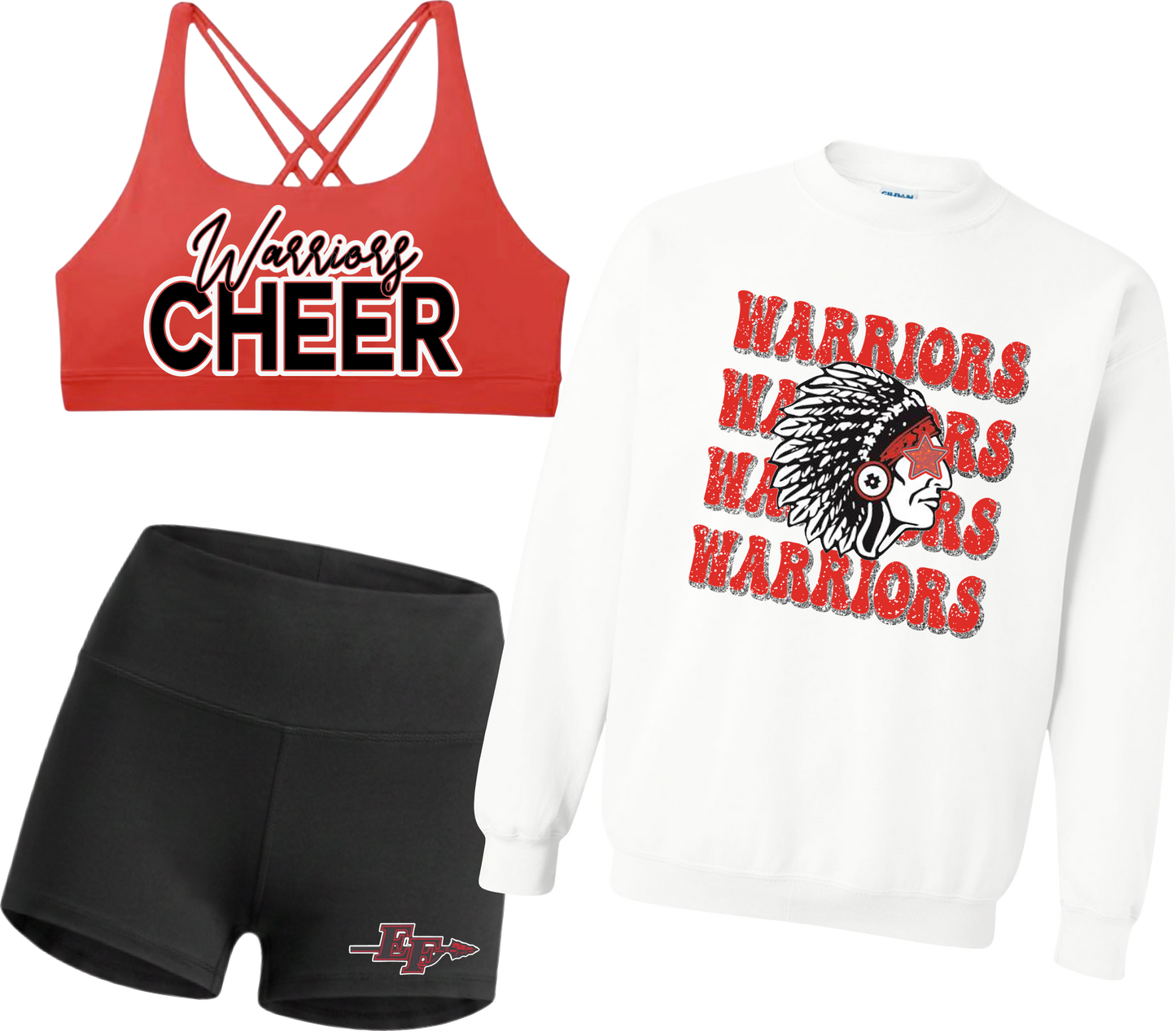 EF WARRIORS CHEER SET