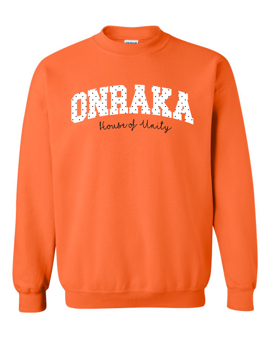 ONRAKA HOUSE OF UNITY DOTTED CREWNECK