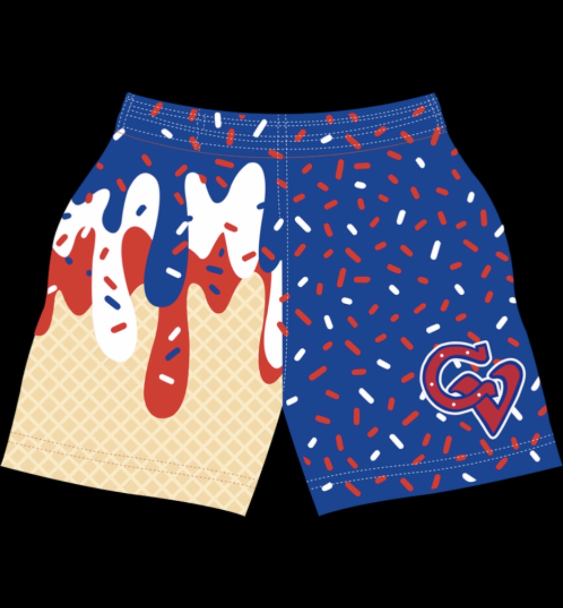 CV ICE CREAM DRIP SHORTS
