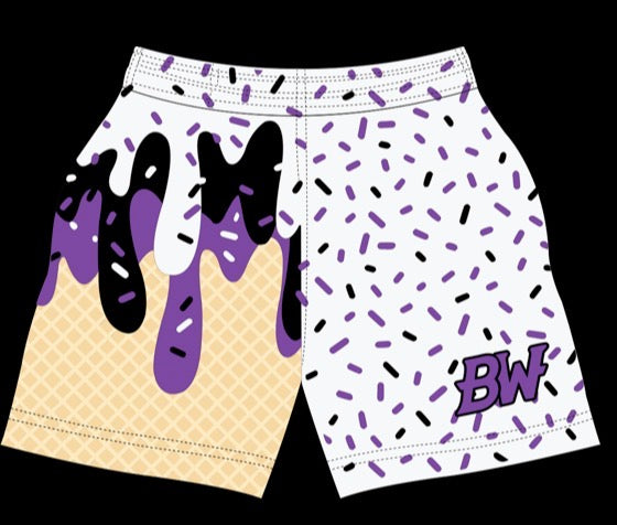 BALDWIN ICE CREAM DRIP SHORTS