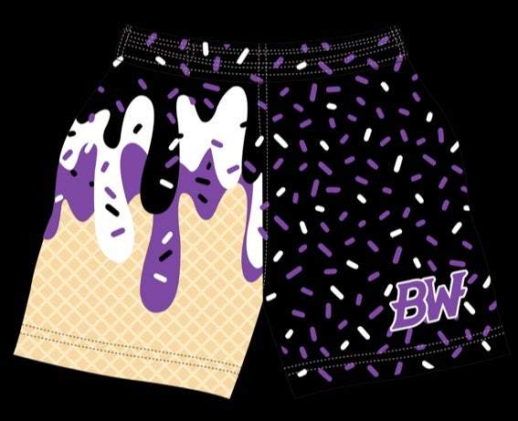 BALDWIN ICE CREAM DRIP SHORTS