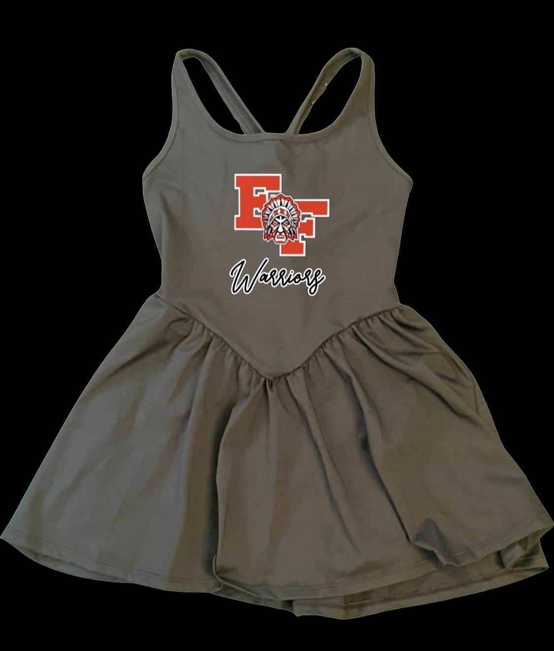 EF ATHLETIC DRESS WITH SHORTS ATTACHED