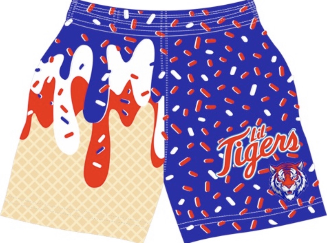 Little Tigers ICE CREAM DRIP SHORTS