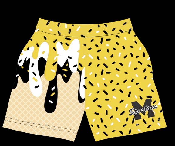 Montour Ice Cream Drip Shorts
