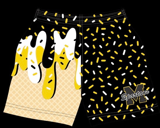Montour Ice Cream Drip Shorts