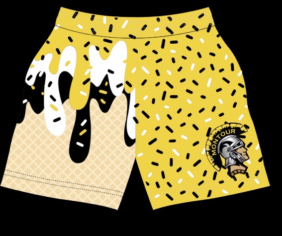 Montour Ice Cream Drip Shorts