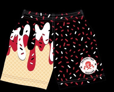PETERS TOWNSHIP ICE CREAM DRIP SHORTS