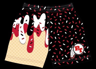 PETERS TOWNSHIP ICE CREAM DRIP SHORTS