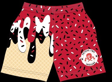 PETERS TOWNSHIP ICE CREAM DRIP SHORTS
