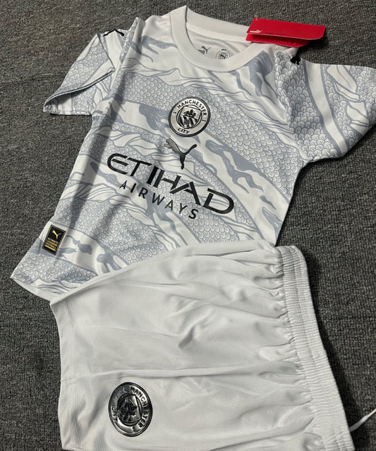 MANCHESTER CITY GREY PRINT SET