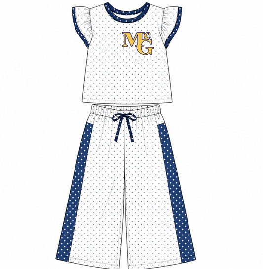 MCGUFFEY FLUTTER SLEEVE AND PANT SET