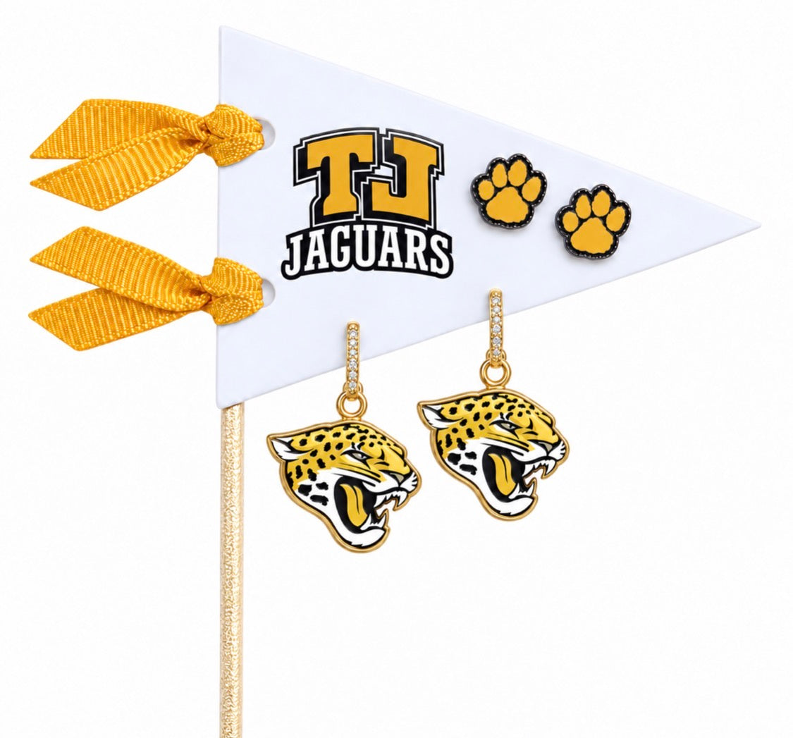 TJ JAGUARS EARRING SET