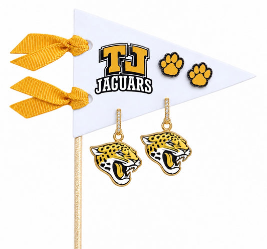 TJ JAGUARS EARRING SET