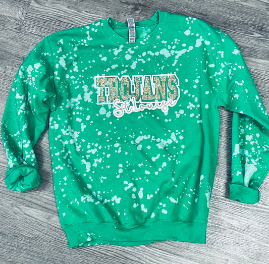 St Louise Trojans Glitter Crew Neck