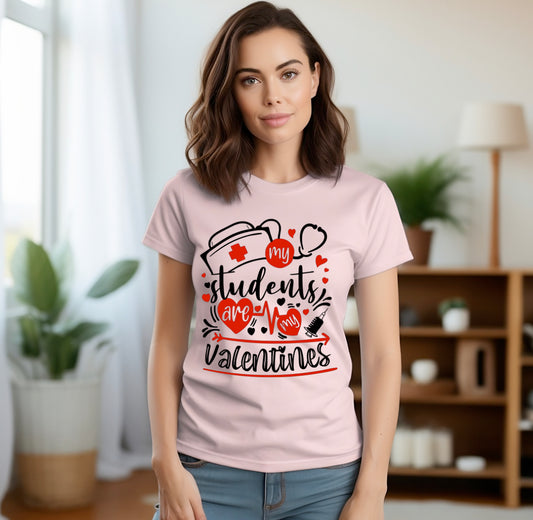 Valentine School Nurse T-shirt or Crewneck
