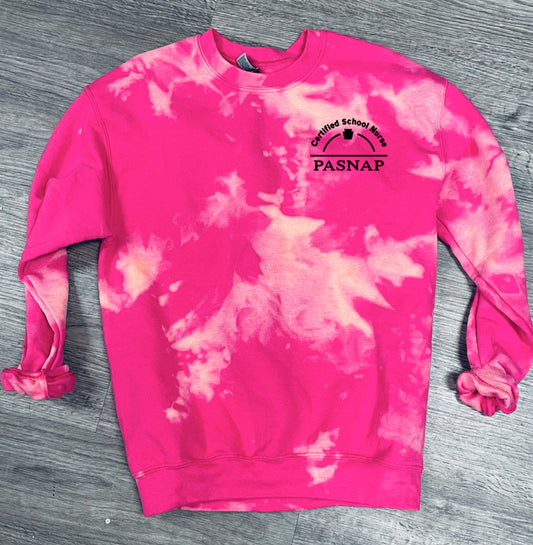 PASNAP PINK tie dye w/ Embroidered Logo