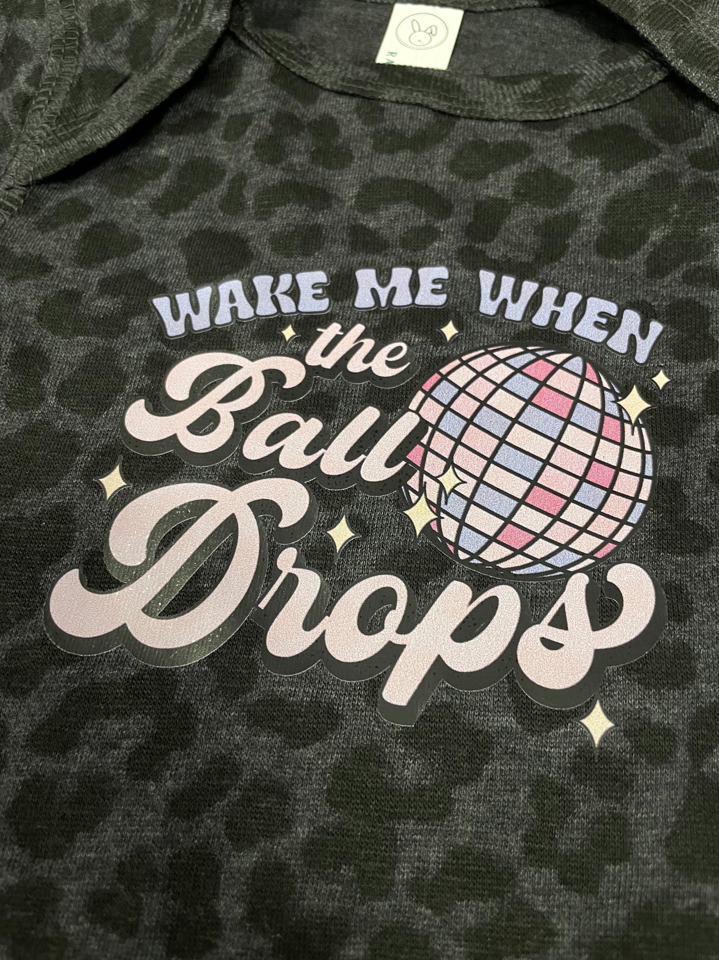 WAKE ME WHEN THE BALL DROPS ONSIE