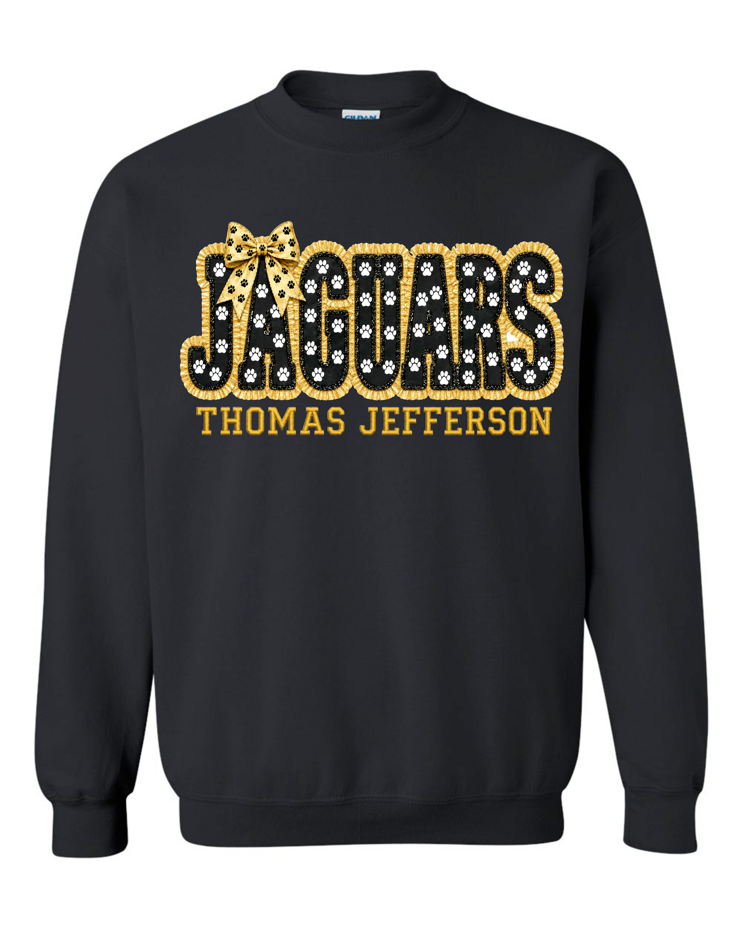 THOMAS JEFFERSON JAGUARS RUFFLE CREWNECK