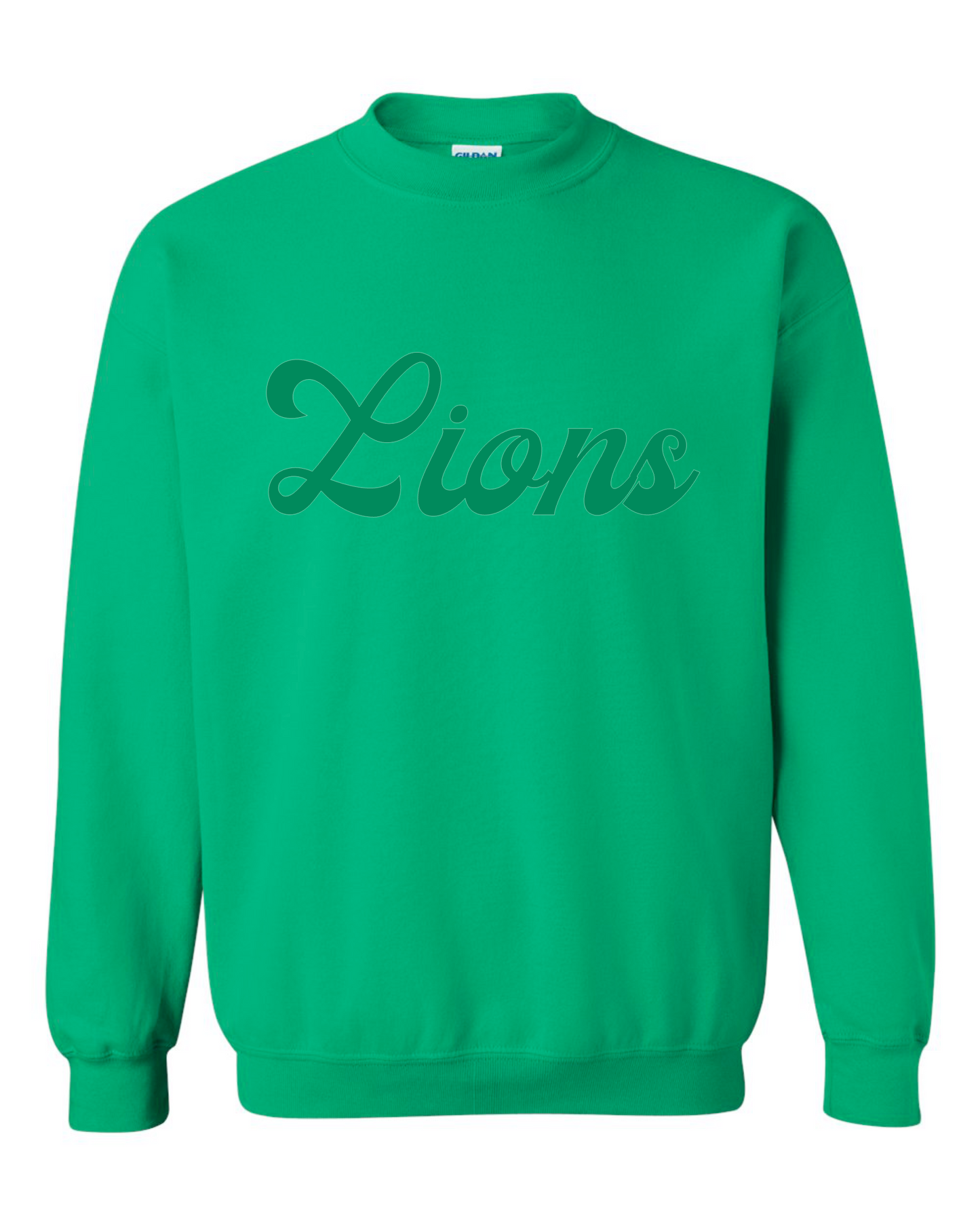SOUTH FAYETTE GREEN PUFF ON GREEN CREWNECK