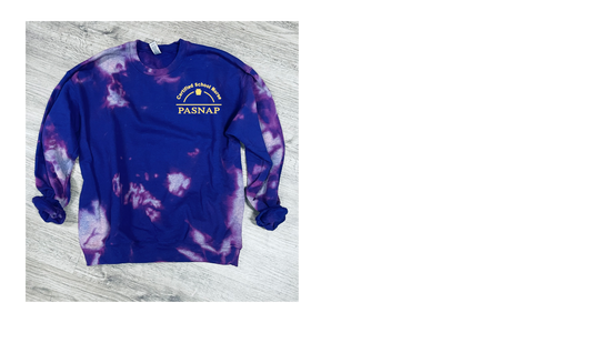 PASNAP Purple Tie Dye w/ embroidered logo
