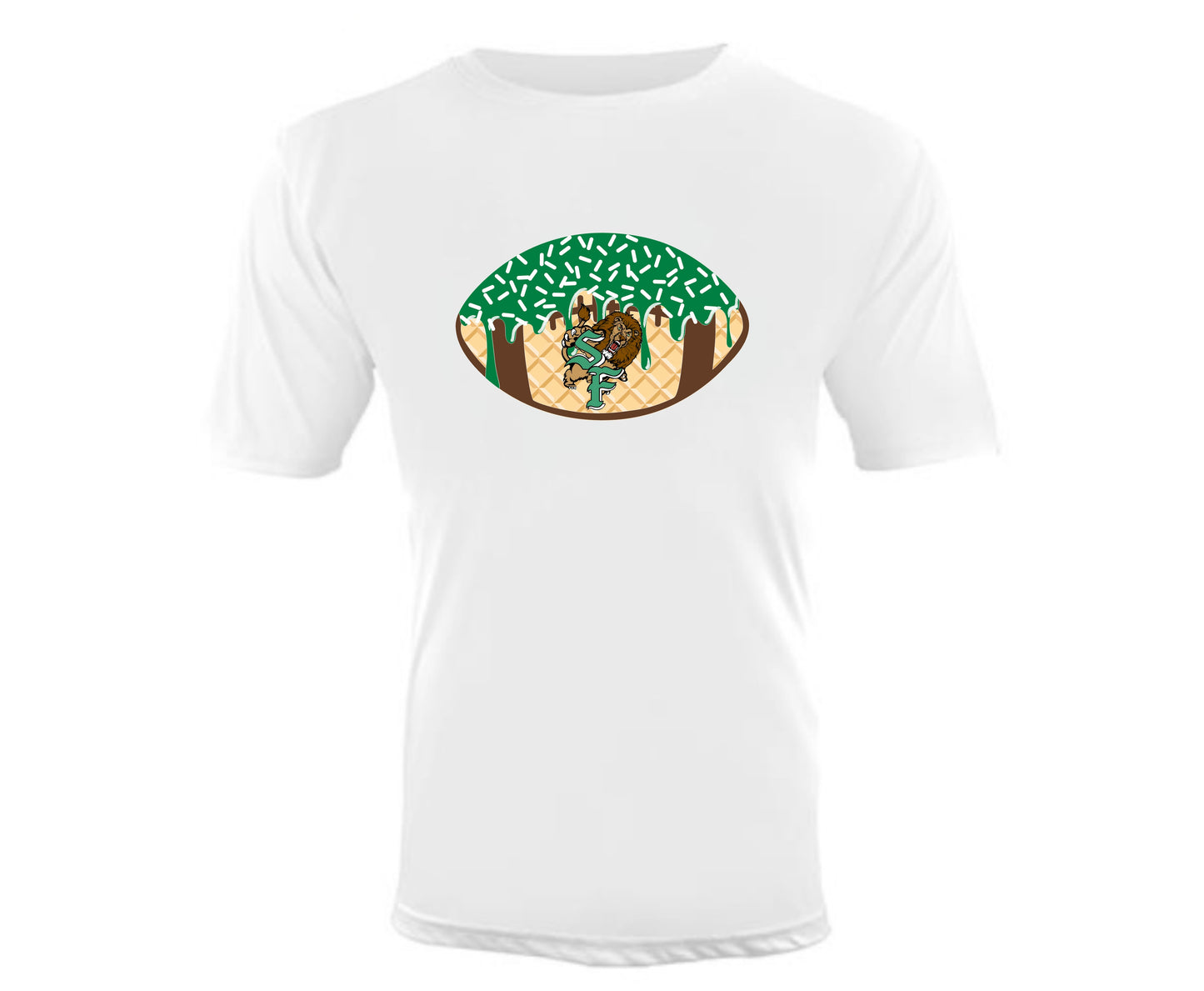 SOUTH FAYETTE LIONS Football Ice Cream Drip Shirt DRIFIT
