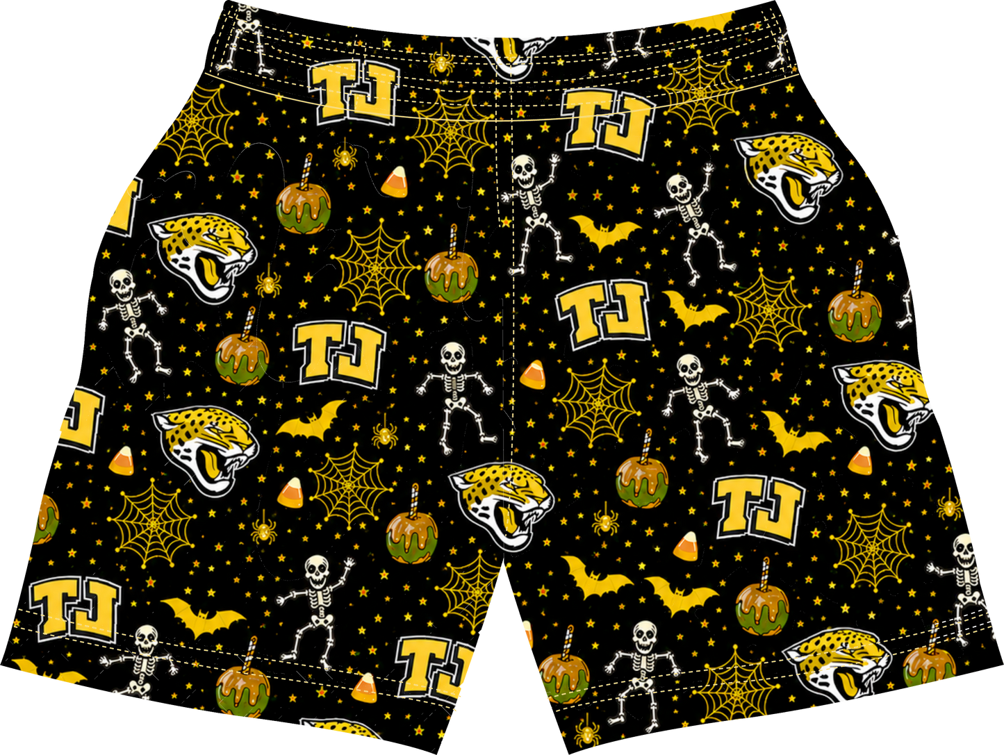 THOMAS JEFFERSON JAGUARS Halloween Drip Shorts