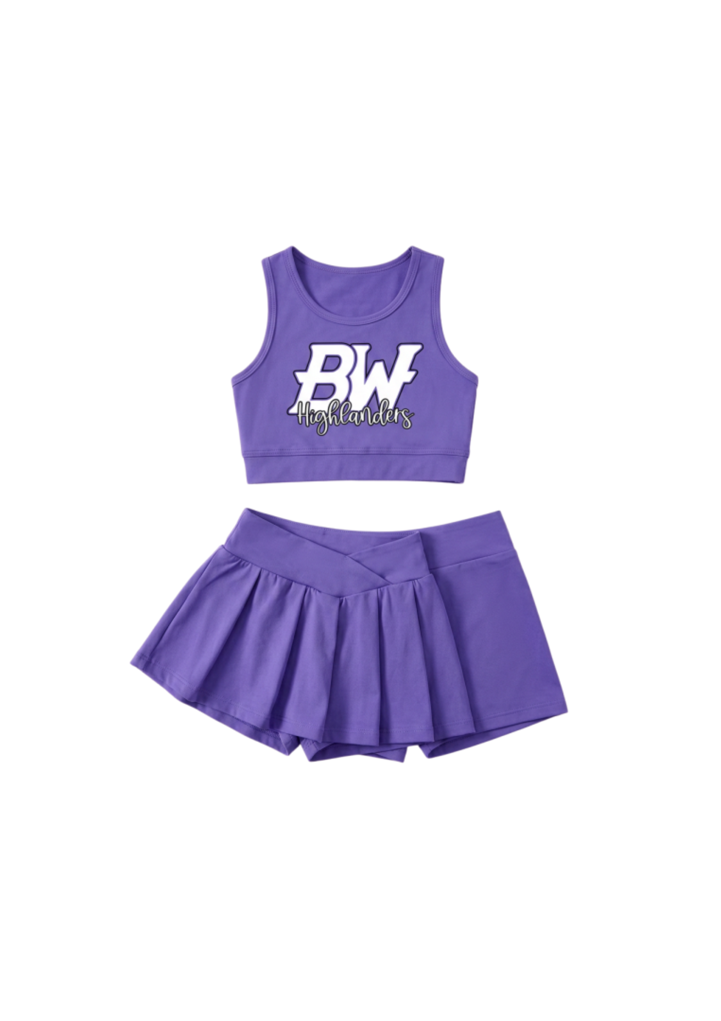 Baldwin Highlanders 2 Piece Girls Athletic Set
