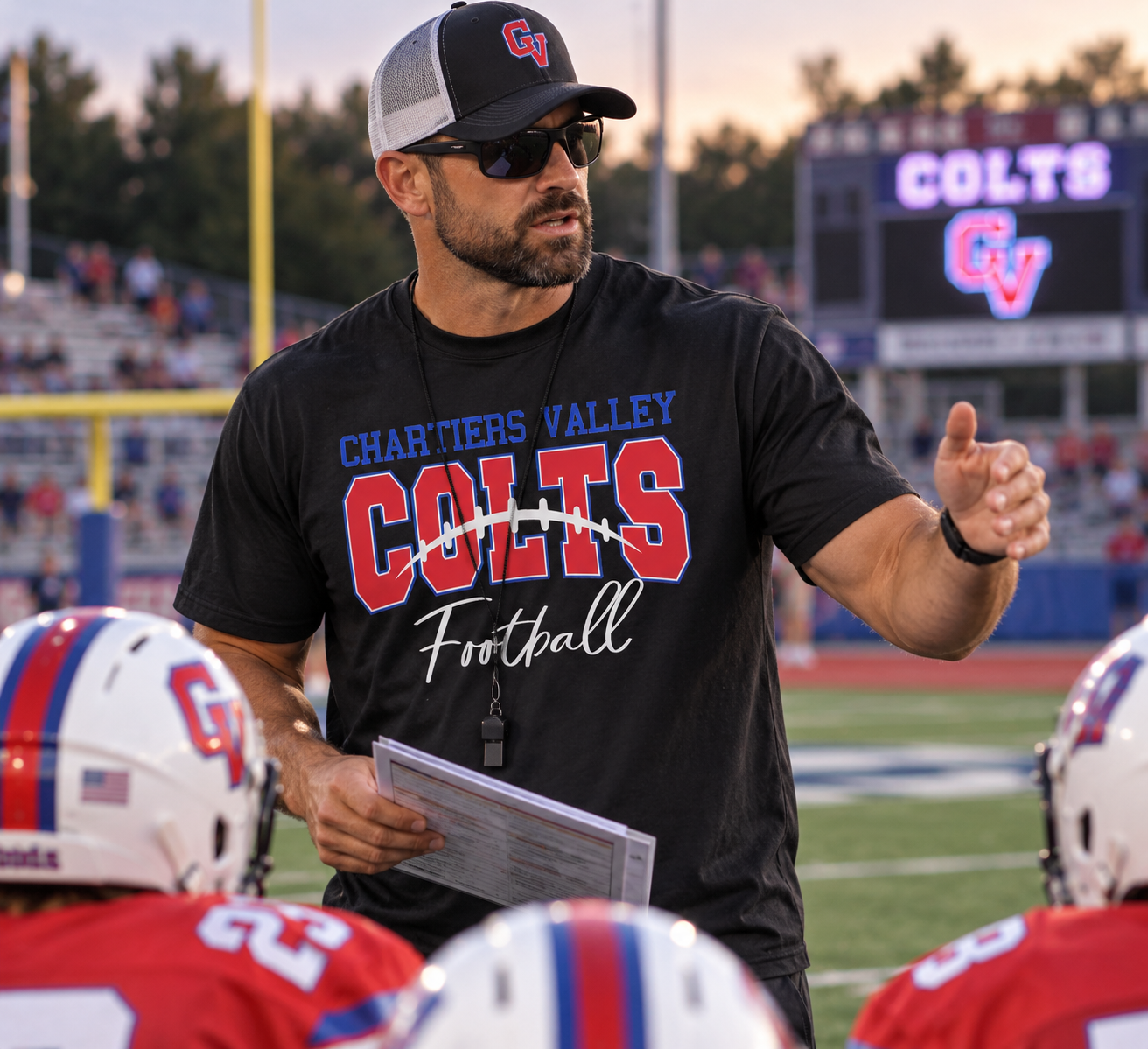 CHARTIERS VALLEY COLTS FOOTBALL T SHIRT